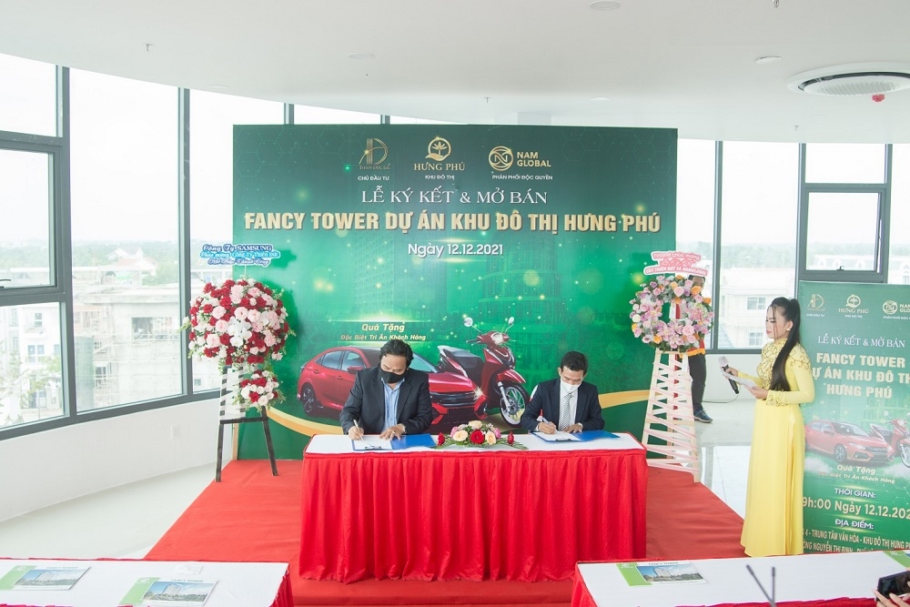 Tưng bừng lễ ký kết phân phối độc quyền và mở bán chính thức Chung cư Fancy Tower tại Khu đô thị Hưng Phú