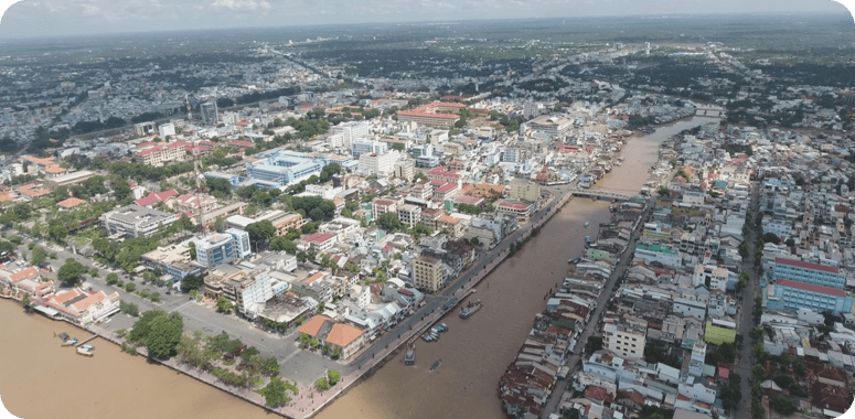 Cách TP Mỹ Tho 16 km